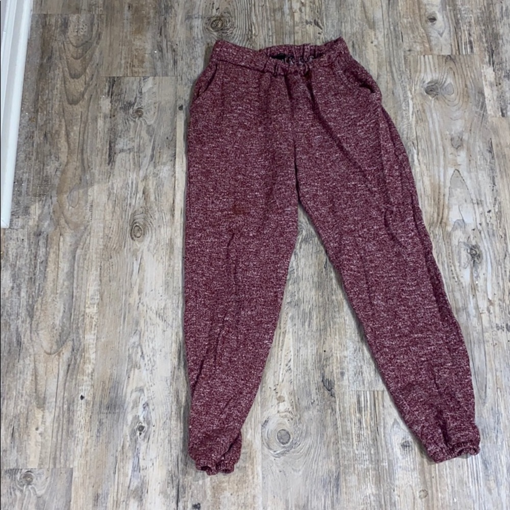 Women’s Forever 21 Maroon Track Pants size: XS